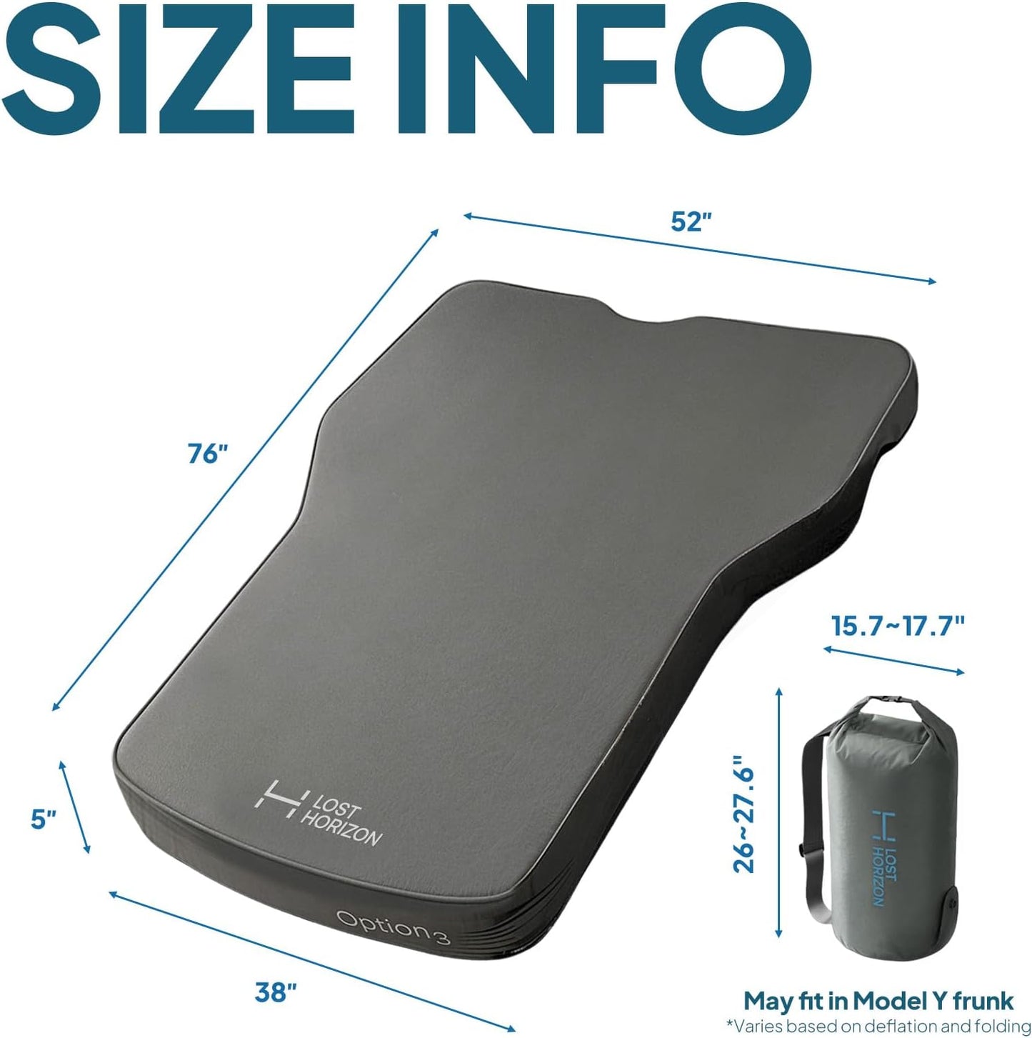 Extra-Thick Self-Inflating Sleeping Pad for Camping and Travel