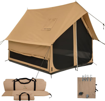 Waterproof Canvas Bell Tent for Camping & Glamping