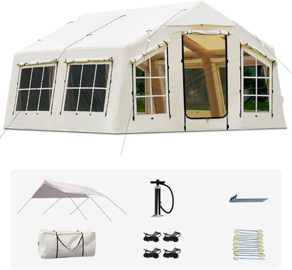 Luxury Inflatable Glamping Tent – Spacious 4-Season Outdoor Shelter