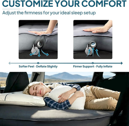 Extra-Thick Self-Inflating Sleeping Pad for Camping and Travel