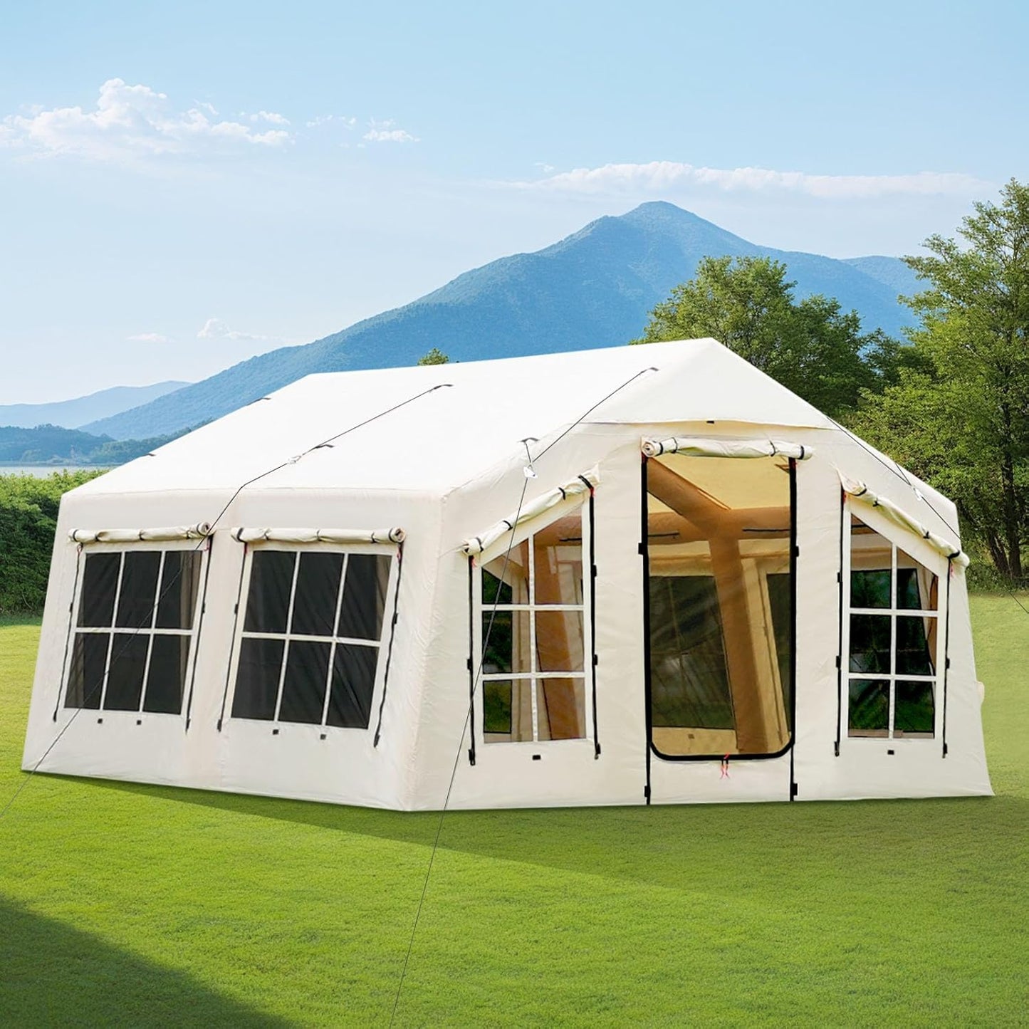 Luxury Inflatable Glamping Tent – Spacious 4-Season Outdoor Shelter