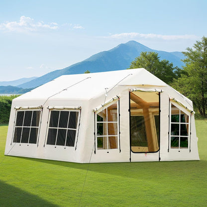 Luxury Inflatable Glamping Tent – Spacious 4-Season Outdoor Shelter