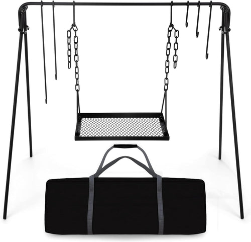 Adjustable Collapsible Campfire Grill – Cook Anywhere, Anytime