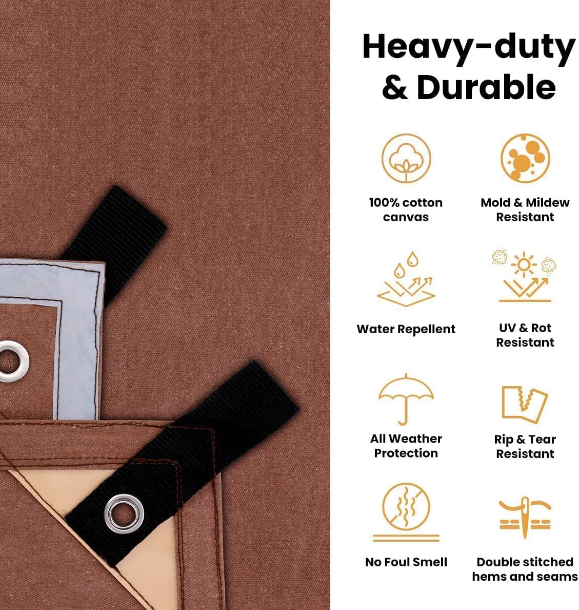 Heavy-Duty Waterproof Tarp – Built for All-Weather Protection