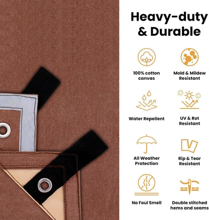 Heavy-Duty Waterproof Tarp – Built for All-Weather Protection
