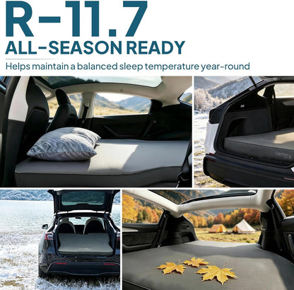 Extra-Thick Self-Inflating Sleeping Pad for Camping and Travel