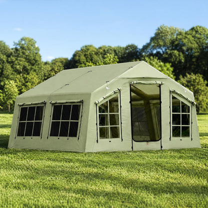 Luxury Inflatable Glamping Tent – Spacious 4-Season Outdoor Shelter